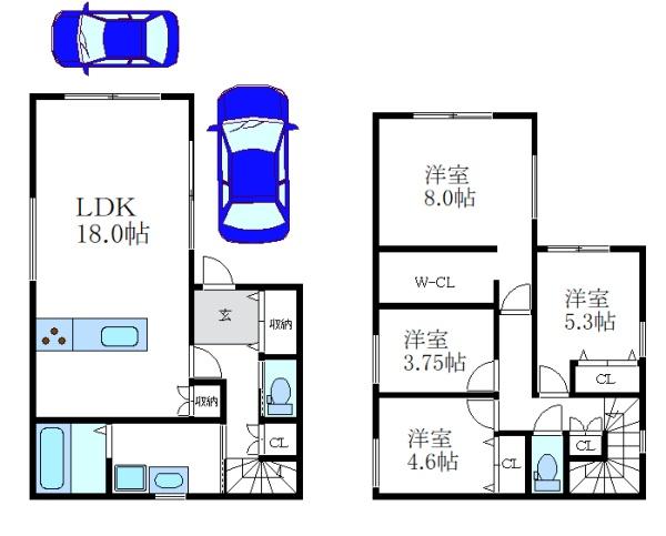 尼崎市大西町３丁目の新築一戸建