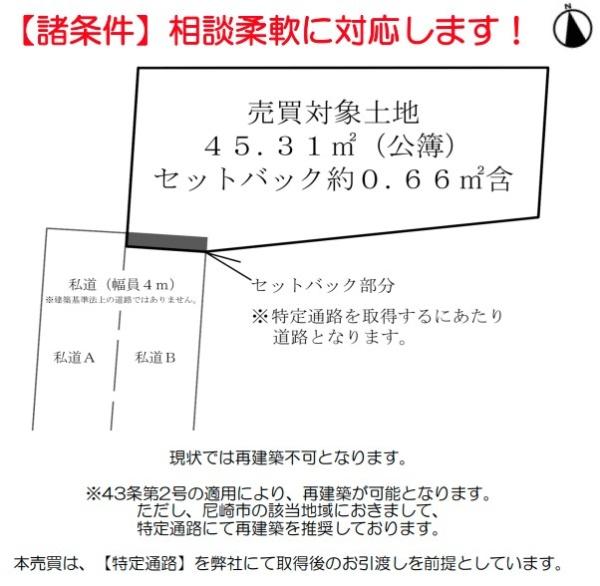 尼崎市善法寺町の土地