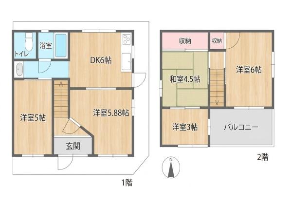 尼崎市常松１丁目の中古一戸建て