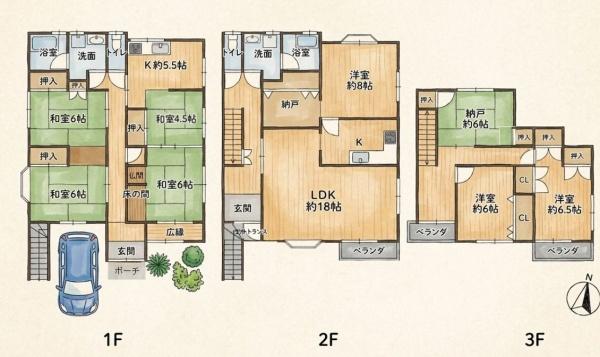 尾浜町1丁目　中古戸建