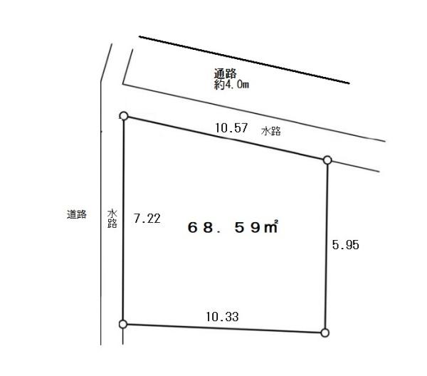 西宮市上大市1丁目　土地