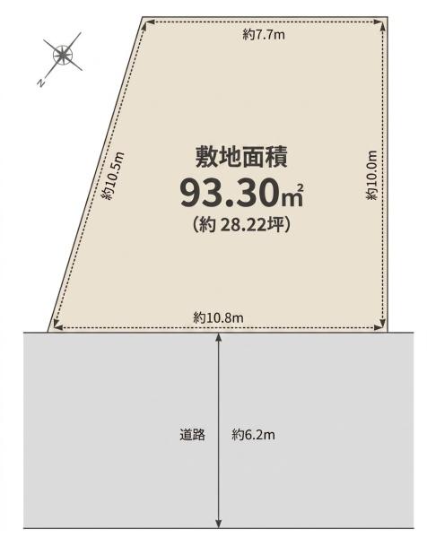 西宮市上ケ原六番町の土地