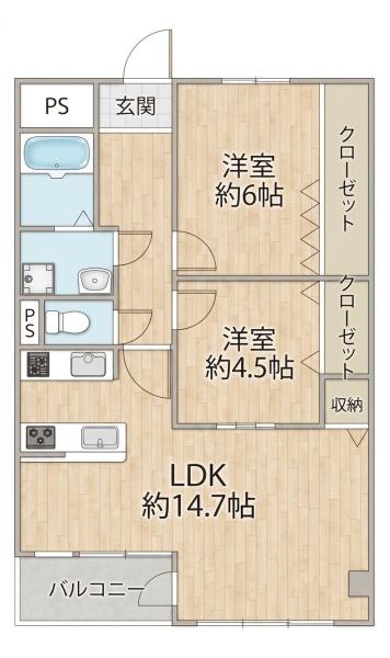鳴尾小松住宅B棟