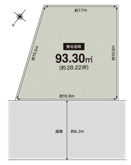 西宮市上ケ原六番町の土地