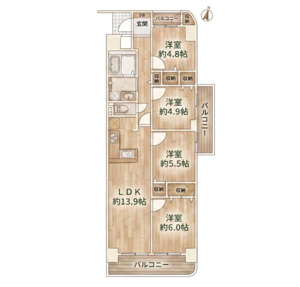 サンヴェールパルシティ　中古マンション