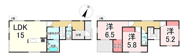 福岡市東区舞松原２丁目の新築一戸建