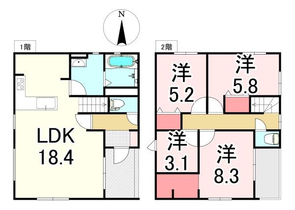 福岡市東区八田３丁目の新築一戸建
