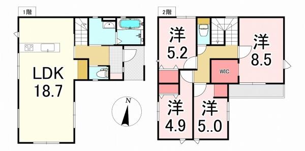 福岡市東区雁の巣１丁目の新築一戸建