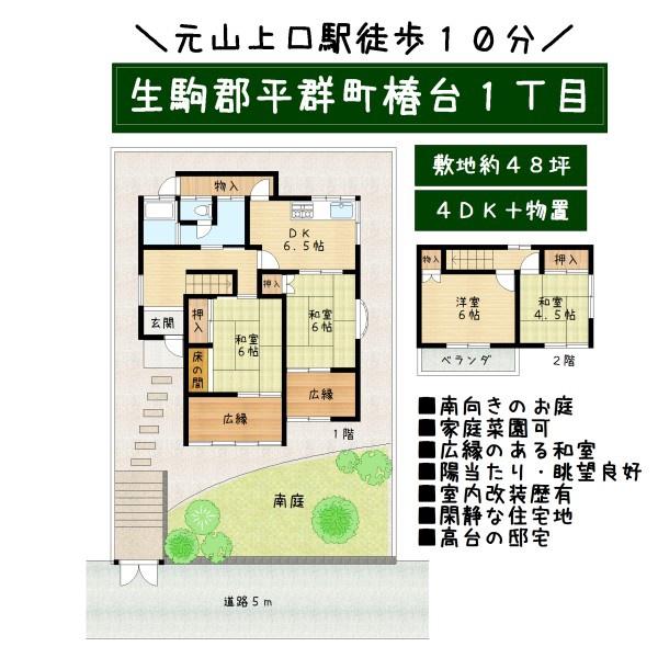 生駒郡平群町椿台１丁目の中古一戸建