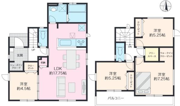 奈良市東登美ヶ丘２丁目の新築一戸建