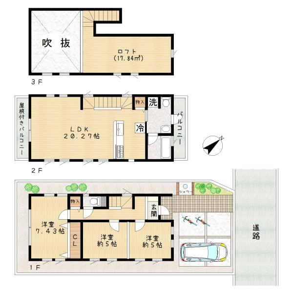 藤沢市鵠沼松が岡４丁目の中古一戸建て