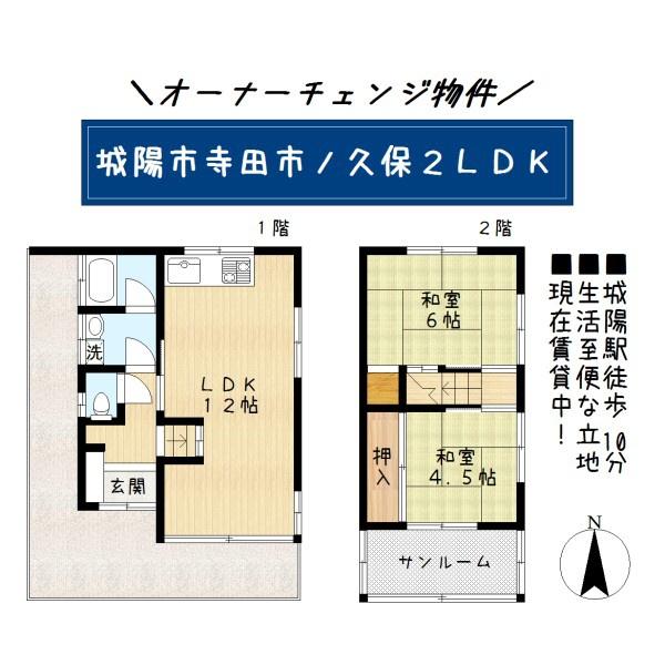 城陽市寺田市ノ久保の中古一戸建