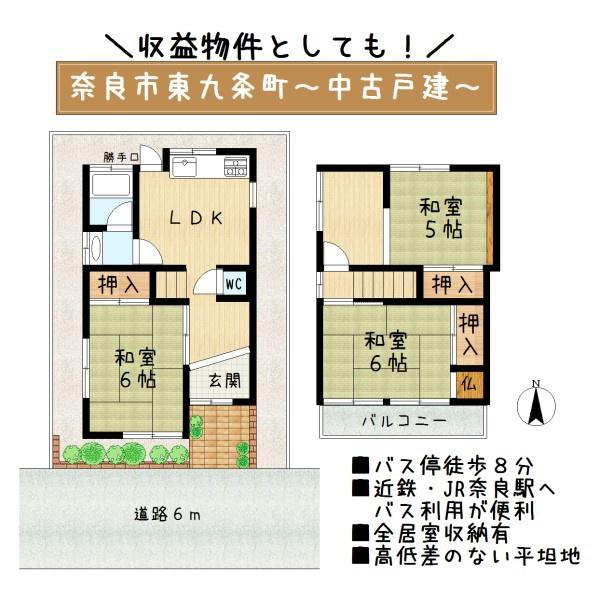 奈良市東九条町の中古一戸建て