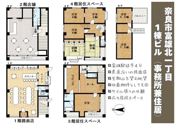 奈良市富雄北１丁目の中古一戸建て