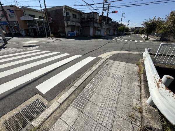 磯城郡川西町大字結崎の土地(前面道路含む現地写真)