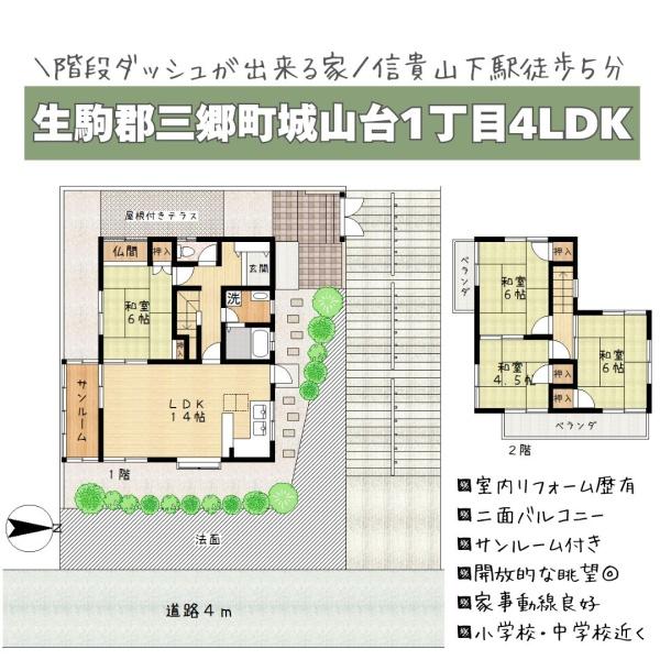 生駒郡三郷町城山台１丁目の中古一戸建て