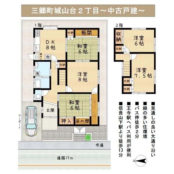 生駒郡三郷町城山台２丁目の中古一戸建