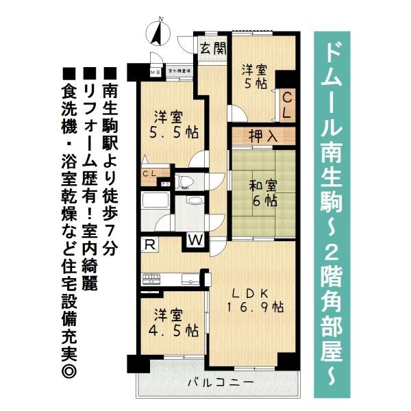 ドムール南生駒