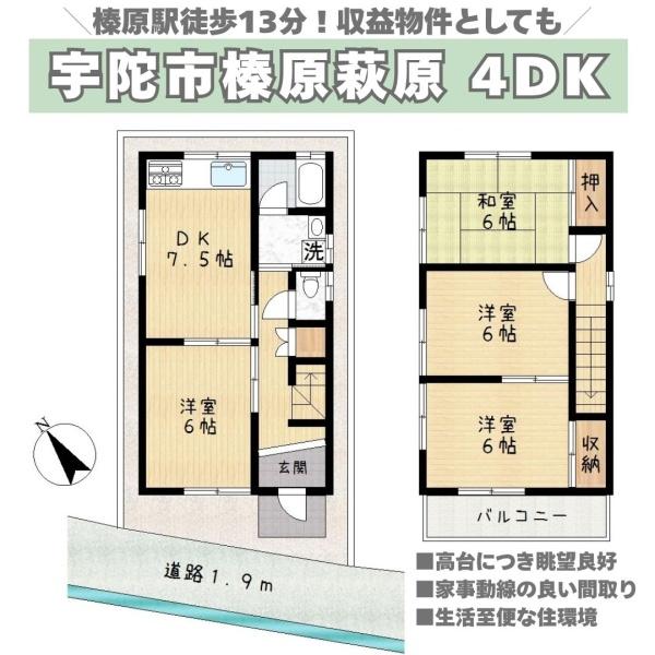 宇陀市榛原萩原の中古一戸建て
