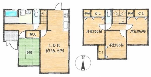 北葛城郡広陵町大字三吉の中古一戸建て