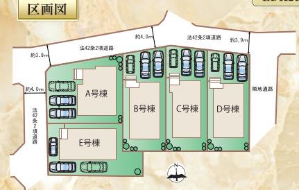 島之内9期 A号棟(全体区画図)