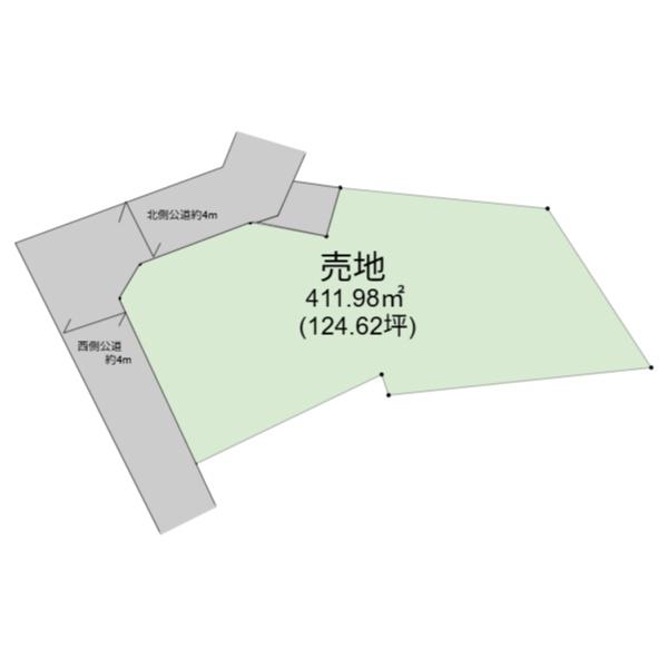 宮崎市中村西２丁目の土地
