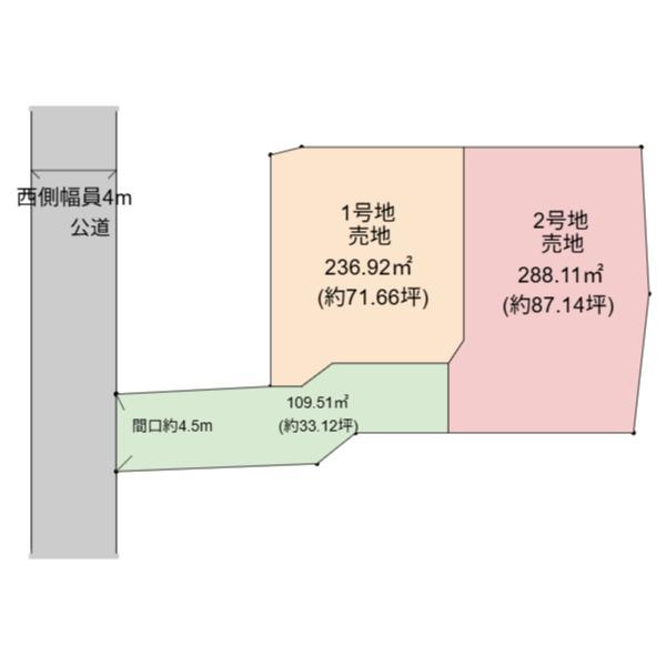 宮崎市花ケ島町南赤江町の土地