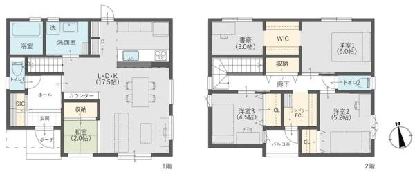 宮崎市下北方町塚原の新築一戸建