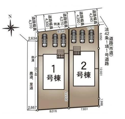 宮崎市下北方町横小路の新築一戸建
