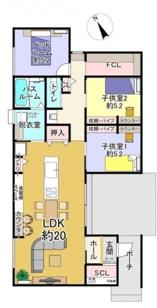 清武町岡3丁目　A号地　モデルハウス