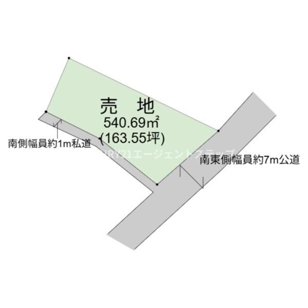 宮崎市大字大瀬町の土地(間取り)