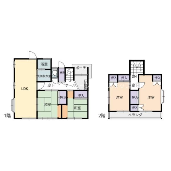 宮崎市生目台東4丁目の中古一戸建て(間取り)