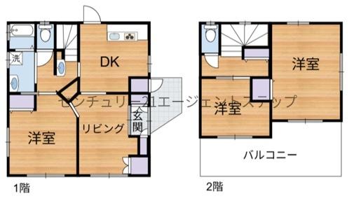 宮崎市大塚町笹原の中古一戸建て(間取り)