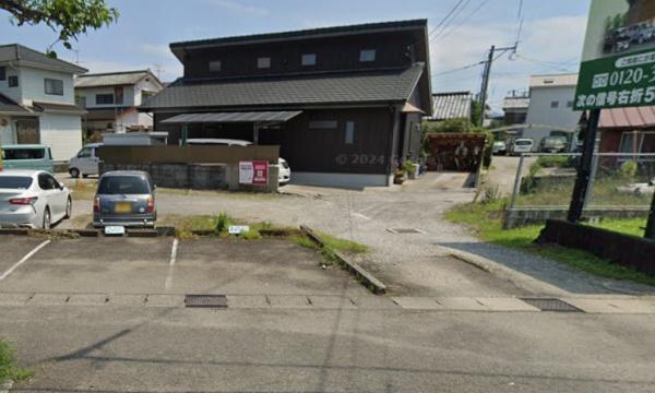 宮崎市京塚町の土地(前面道路含む現地写真)