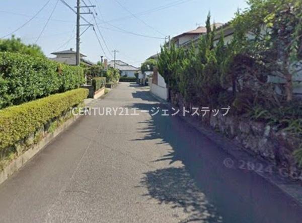 宮崎市佐土原町下田島の土地(前面道路含む現地写真)