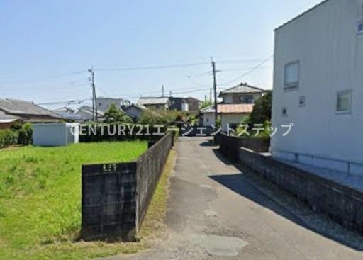 宮崎市佐土原町下田島の土地(前面道路含む現地写真)