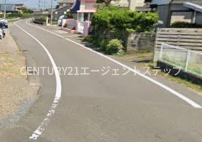 宮崎市佐土原町下田島の土地(前面道路含む現地写真)