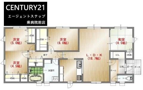 都城一万城町4A　新築