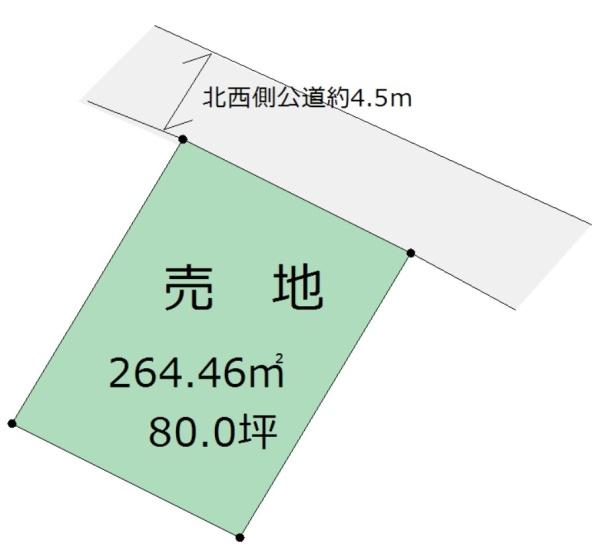 宮崎市月見ケ丘１丁目の土地