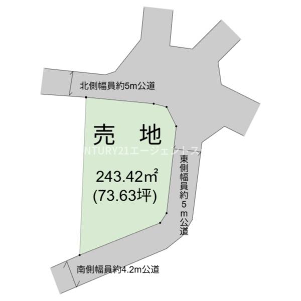 宮崎市月見ケ丘２丁目の土地