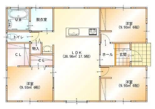末吉二之方建売(家具付き)