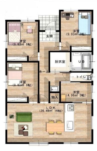 宮崎市佐土原町下田島の新築一戸建