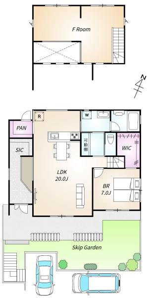 八王子市南陽台1丁目の土地(その他建物プラン例)