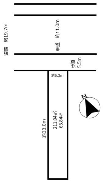 神通町の土地