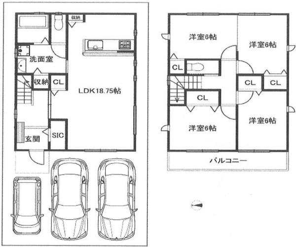 茨木市鮎川４丁目　新築未入居物件　A号地