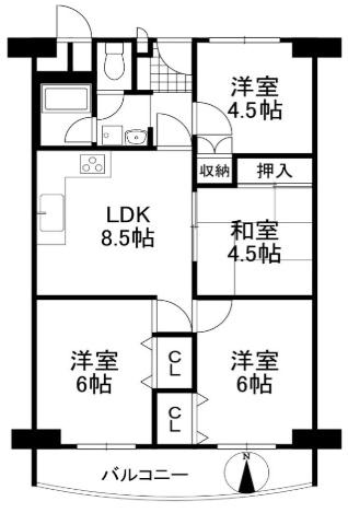 南茨木駅前ハイタウンA棟