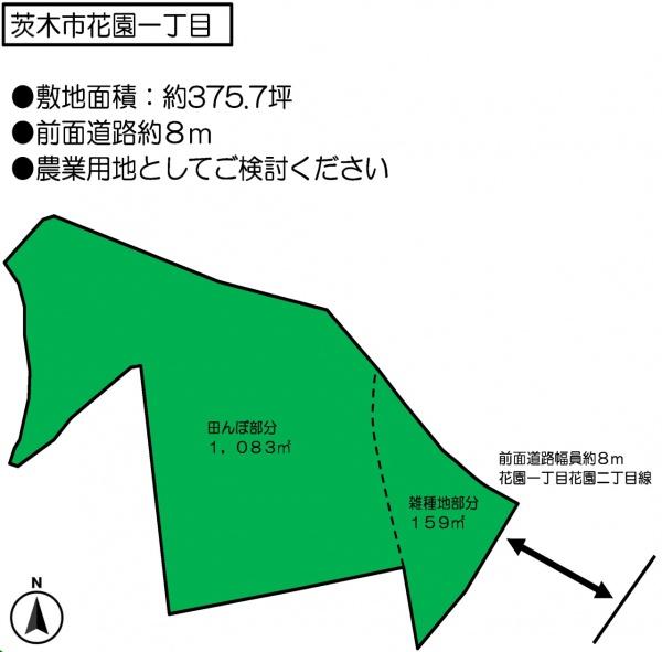 茨木市花園１丁目の売土地