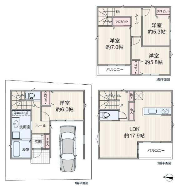 茨木市上野町　新築戸建