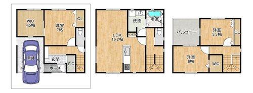 高槻市竹の内町　新築戸建