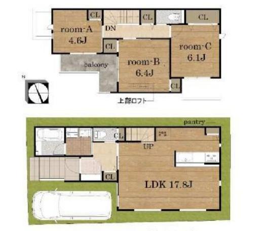 茨木市耳原１丁目　新築戸建